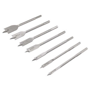 Jogo de Brocas Chatas com 7 Peças de 1/4" a 1" Vonder