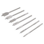 Jogo de Brocas Chatas com 7 Peças de 1/4" a 1" Vonder