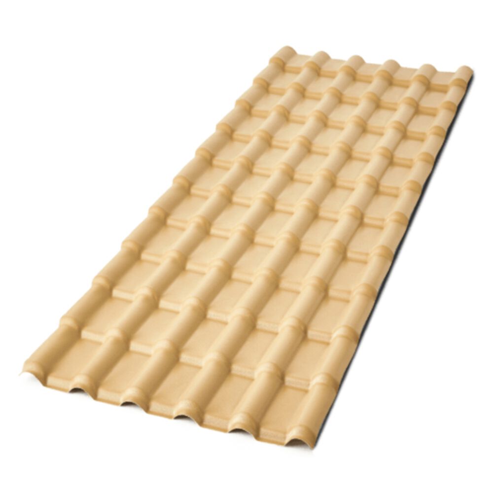 Telha PVC Plan Marfim 242x88cm Afort