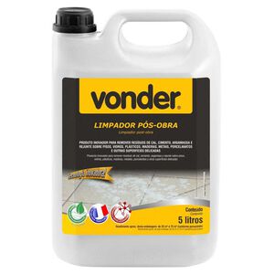 Limpador Pós Obra 5 Litros Vonder Limpador Pós Obra 5 Litros Vonder