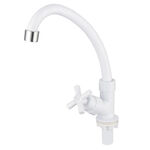 Torneira de Mesa para Banheiro ABS Branco Hidrofama