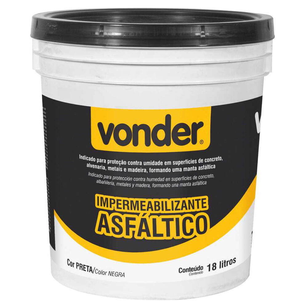 Impermeabilizante Asfáltico18L Vonder