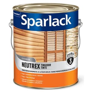 Verniz Para Madeira Neutrex Mogno 3,6L Sparlack Verniz Para Madeira Neutrex Mogno 3,6L Sparlack