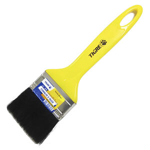 Pincel Trincha Média 519 com Filamento Sintético Preto Tigre Pincel Trincha Média 519 com Filamento Sintético Preto Tigre