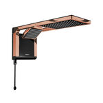 Chuveiro Lorenzetti Acqua Duo Ultra Eletrônico Preto/Rose Gold