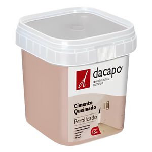 Efeito Cimento Queimado Perolizado 1,2Kg Dacapo Efeito Cimento Queimado Perolizado 1,2Kg Dacapo