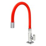 Torneira de Pia para Cozinha Baixo Vermelho Dom Color Perflex