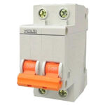 Mini Disjuntor Bipolar 6A Curva C Metaltex