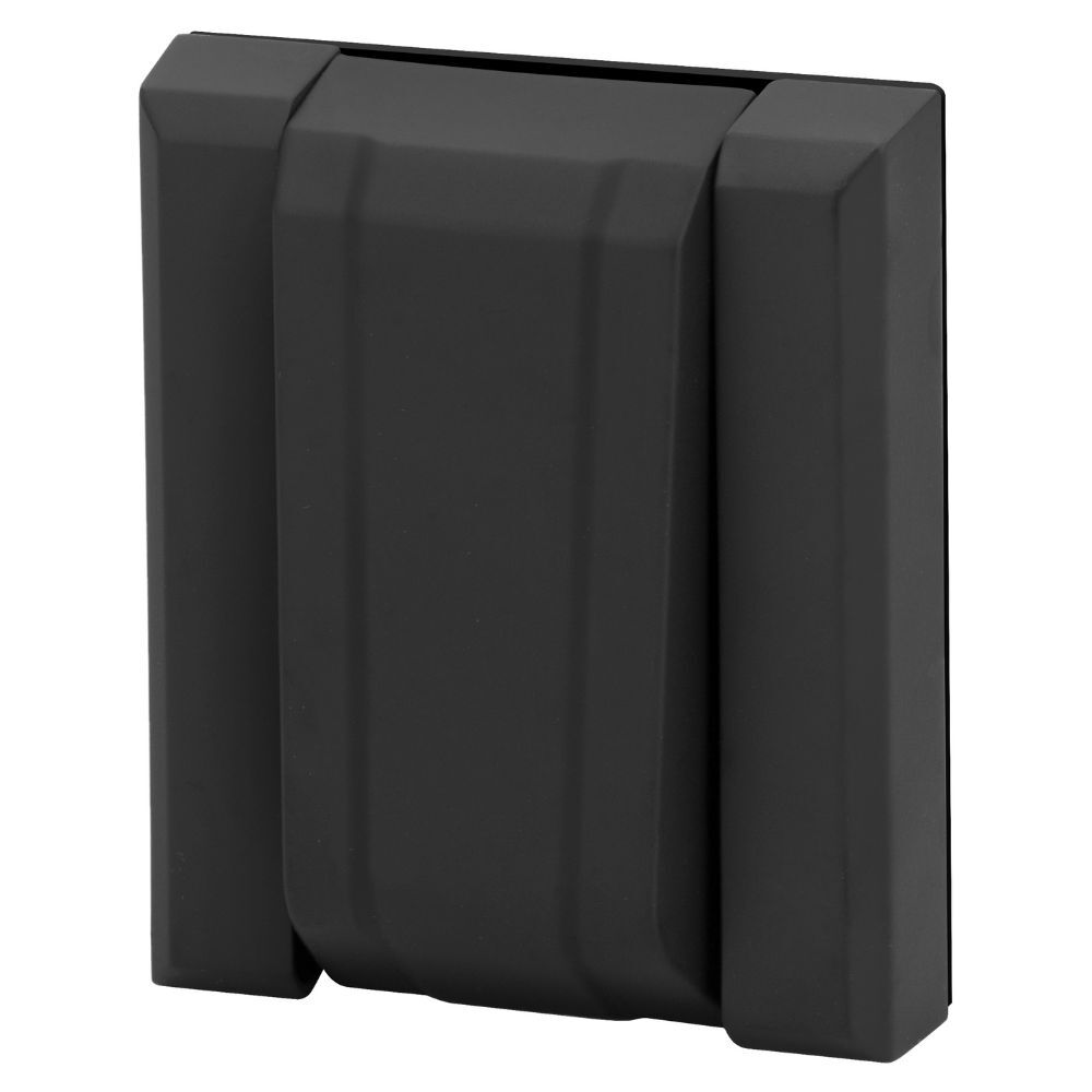 Acabamento para Válvula de Descarga Universal Preto Fosco Perflex