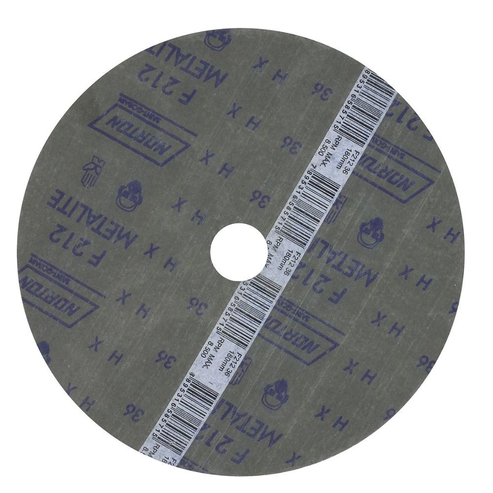 Disco de Lixa de Fibra 7" Grão 36 F212 Norton