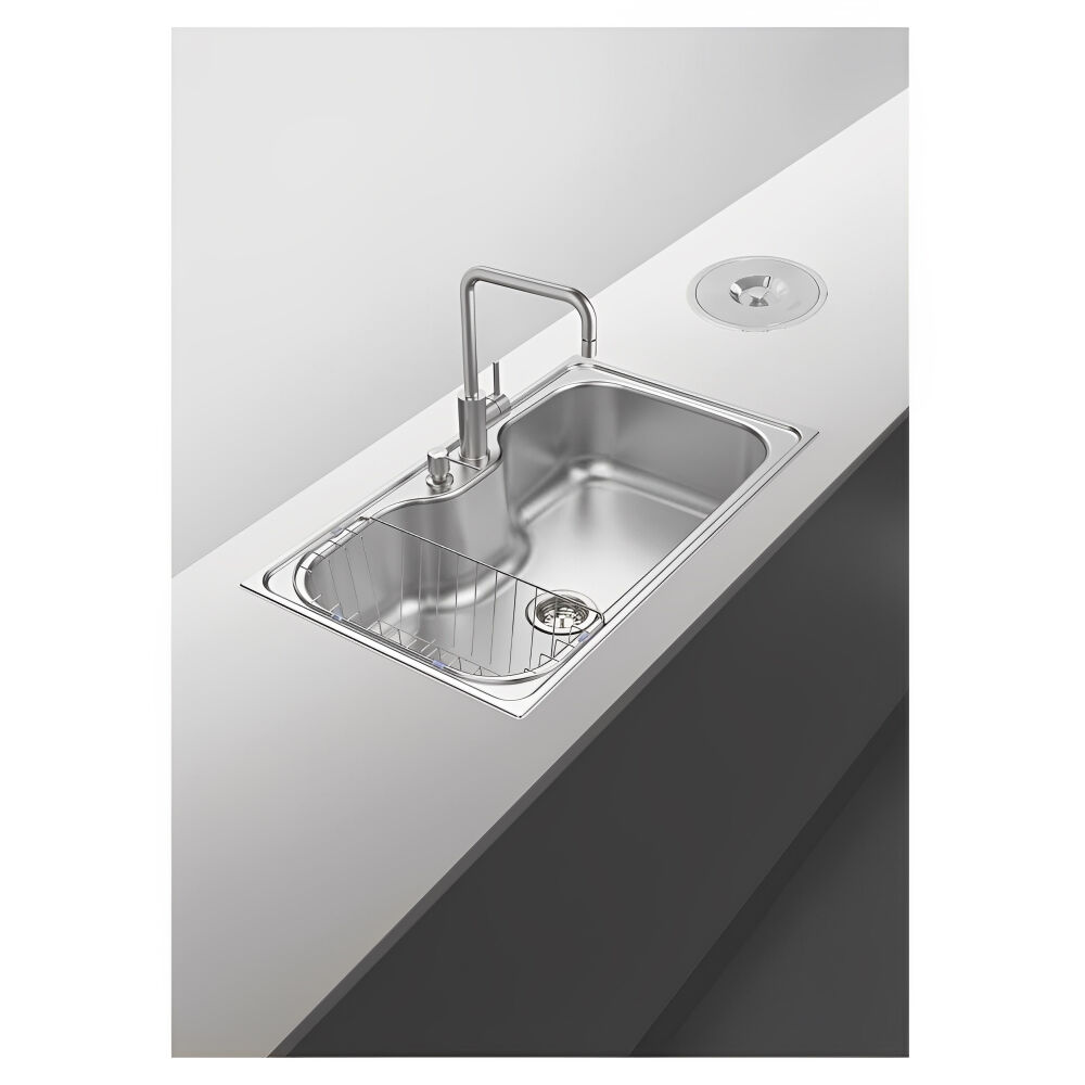 Cuba de Sobrepor Morgana Aço Inox 86 x 50cm com Acessórios Tramontina
