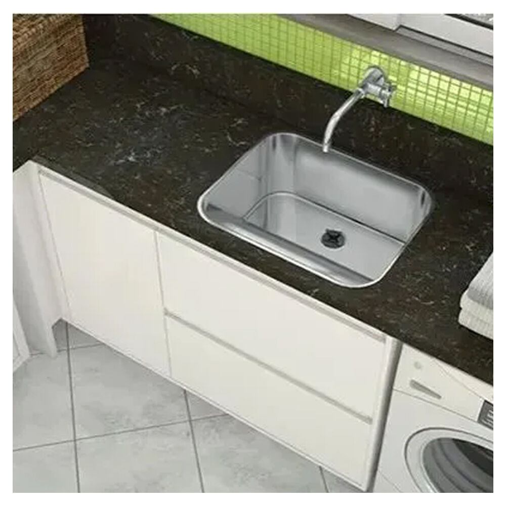 Tanque Monobloco com Válvula Inox Polido 29L Addra
