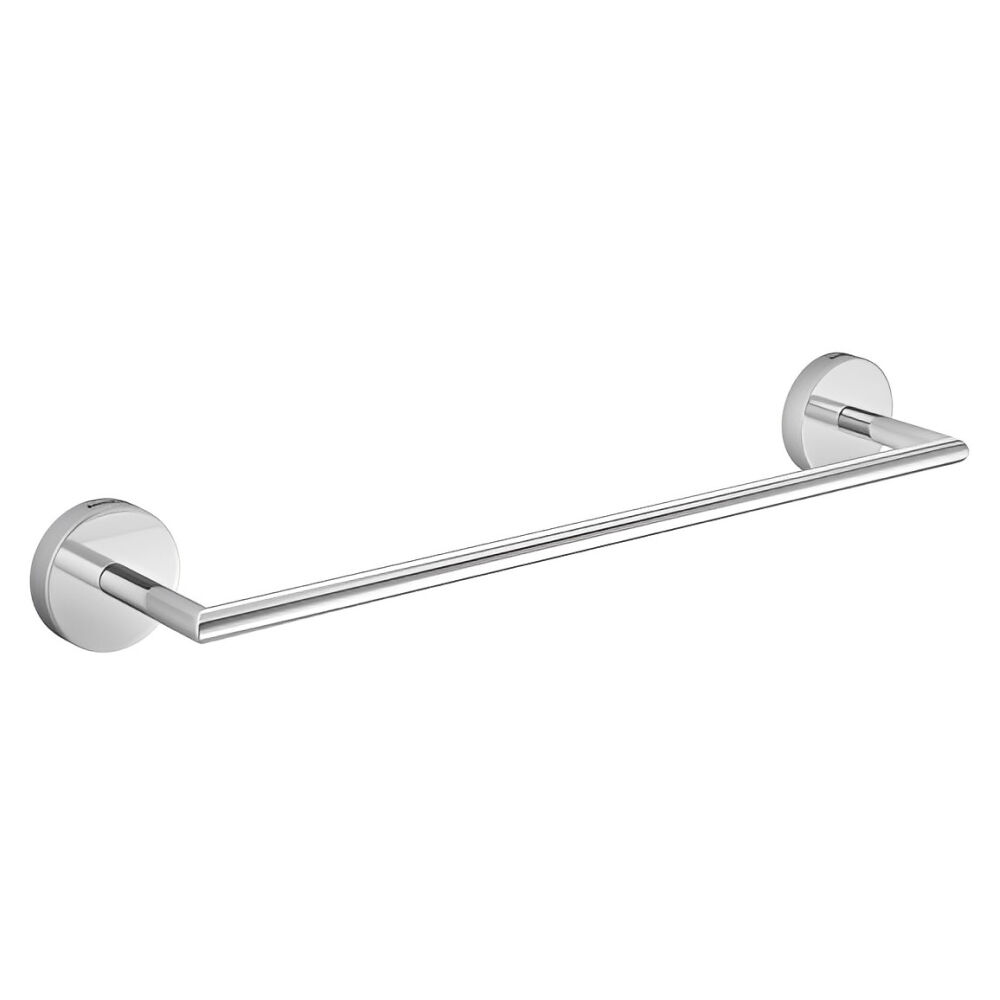 Porta Toalha Barra Disco 30cm Cromado Deca