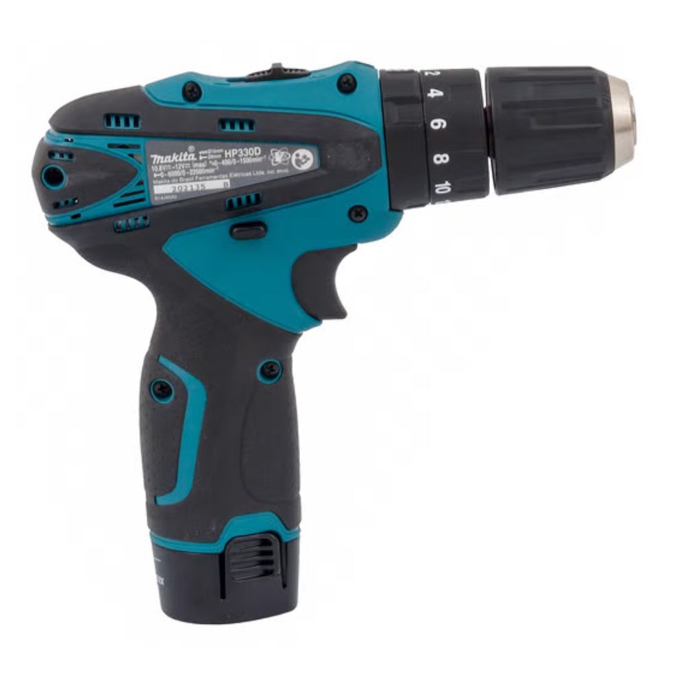 Furadeira Parafusadeira de Impacto 3/8" 10mm 12V Bivolt HP330DWE Makita