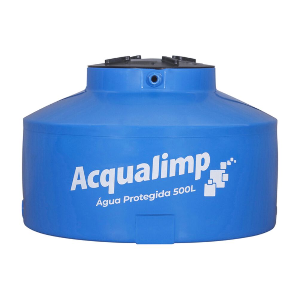 Caixa d'água de Polietileno 500L Água Protegida Acqualimp