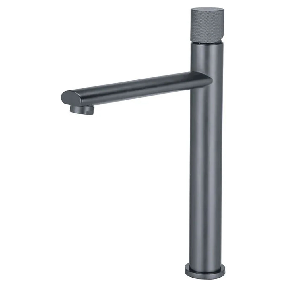 Misturador Monocomando para Banheiro Bica Alta Verona 1/2" Cinza Addra