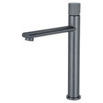Misturador Monocomando para Banheiro Bica Alta Verona 1/2" Cinza Addra