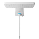 Chuveiro Eletrônico Digital Polo Híbrido 110V 5500W Branco Hydra