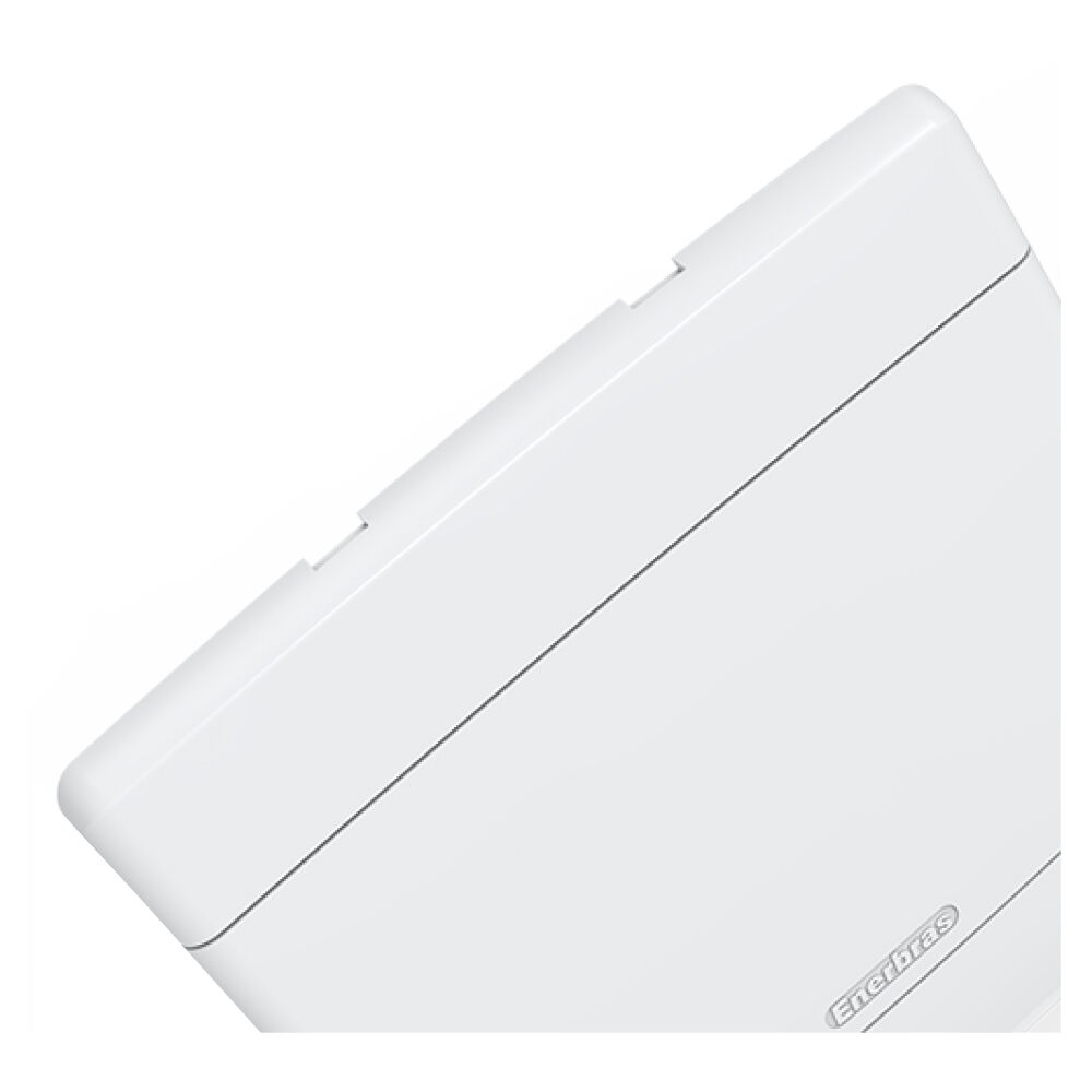 Placa Cega 4x4 Neo Sottile Branco Enerbras