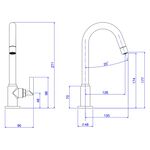 Torneira de Mesa Bica Alta para Lavatório Izy Plus Cromada Deca