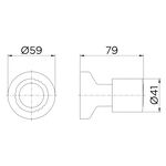 Acabamento para Registro Base 1/2", 3/4" e 1" Itapema Bella Docol
