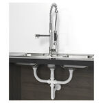 Sifão Sanfonado Universal Triplo Extensivo Branco Blukit