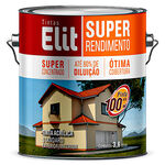 Tinta Acrílica Fosco Super Rendimento Branco Neve 3,6L Elit