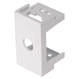 Módulo Saída de Fio 10mm Modulare com 2 Peças Branco Fame Módulo Saída de Fio 10mm Modulare com 2 Peças Branco Fame