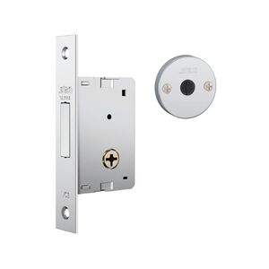 Fechadura Stam Tetra 1001 Acabamento Cromado - Espelho de Aço Inox 10810 Fechadura Stam Tetra 1001 Acabamento Cromado - Espelho de Aço Inox 10810