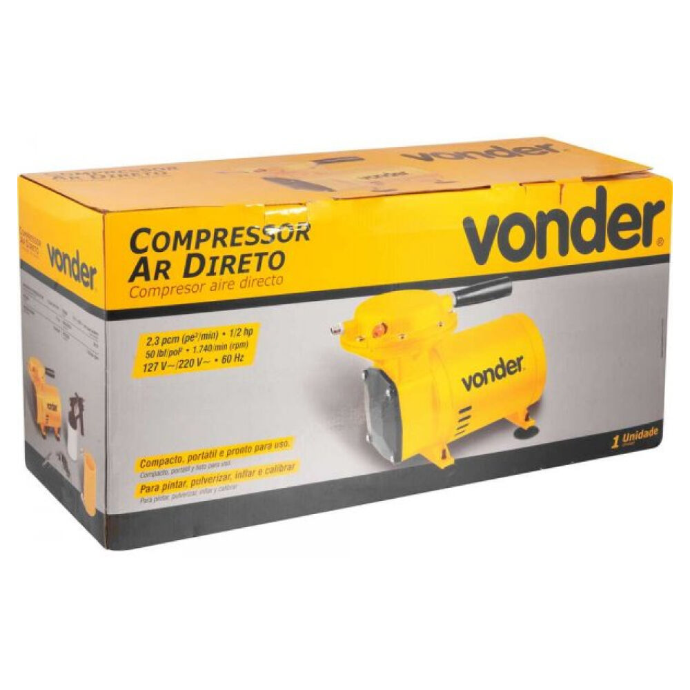 Compressor de Ar Direto 1/2HP 2,3PCM Vonder