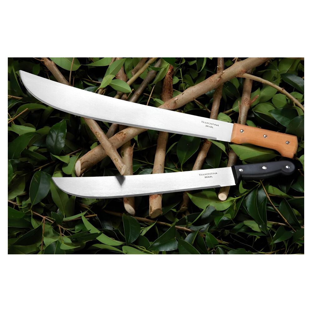Facão para Mato com Lâmina em Aço Carbono Preto 10" Tramontina