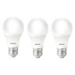 Kit 3 Lâmpadas Led Pêra Bulbo E27 15W 6500K Bivolt Avant