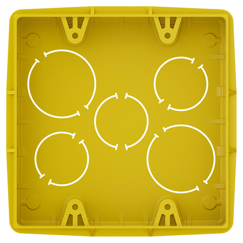Caixa de Luz Tigreflex 4"x4" Amarela Tigre