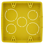 Caixa de Luz Tigreflex 4"x4" Amarela Tigre