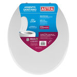 Assento Sanitário Almofadado Slim Branco Astra