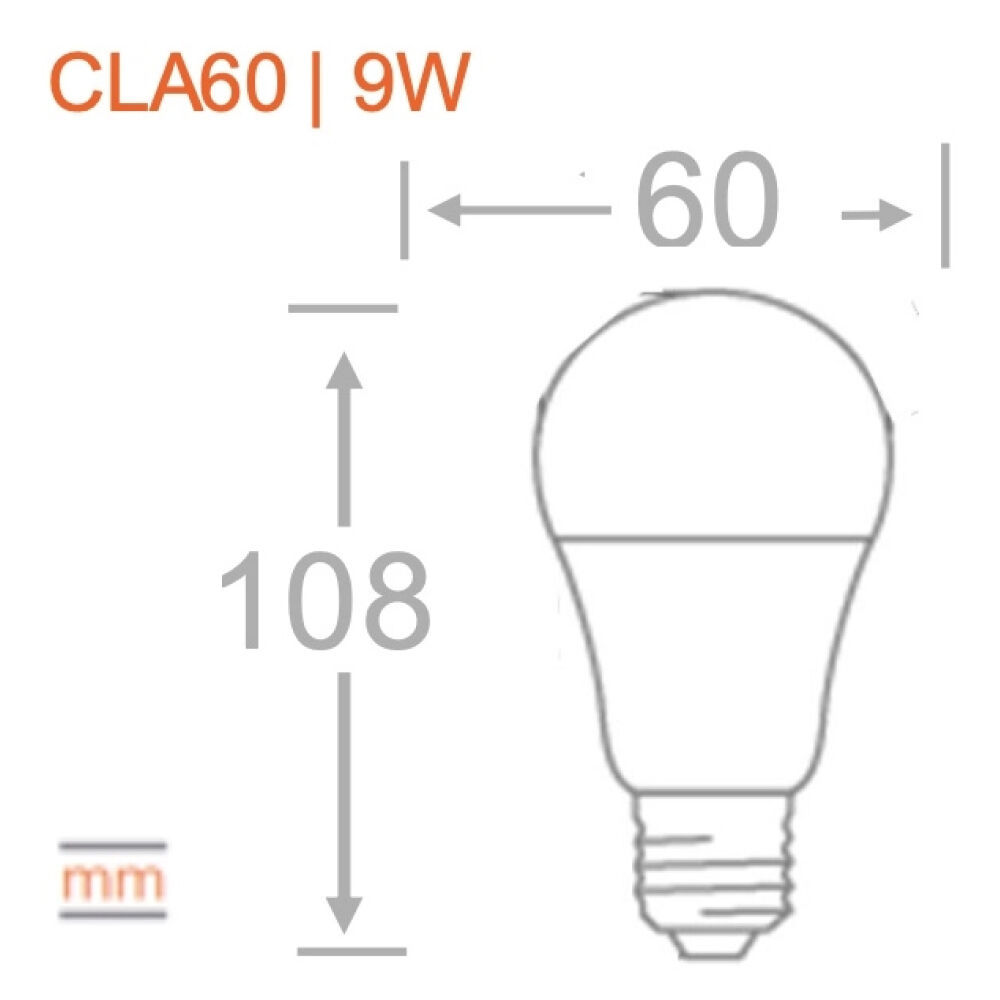 Lâmpada LED Bulbo 9W 6500K Osram