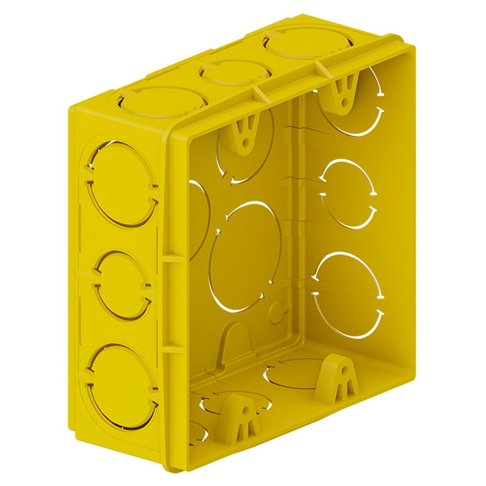 Caixa de Luz Tigreflex 4"x4" Amarela Tigre