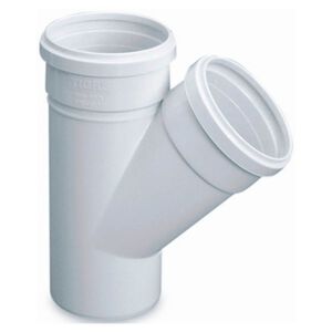 Junção Simples Esgoto 100x100mm Branco Tigre Junção Simples Esgoto 100x100mm Branco Tigre