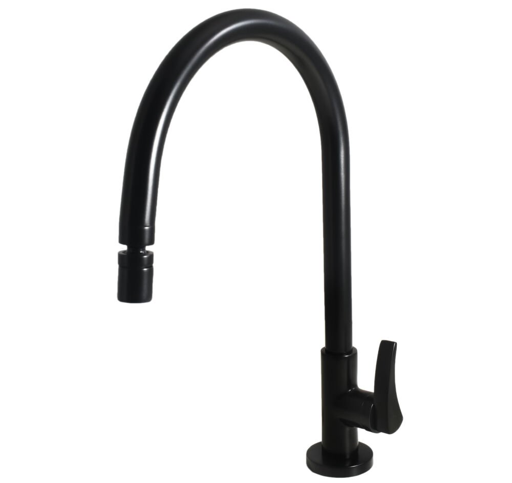 Torneira de Pia para Cozinha Preto Fosco Color Mozart Perflex