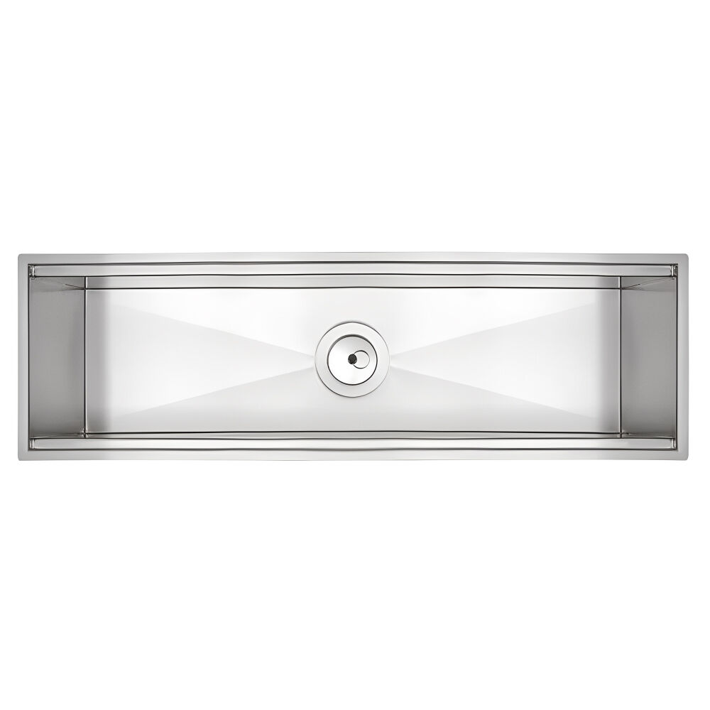 Canal Organizador para Sobrepor em Aço Inox 60x18cm Tramontina