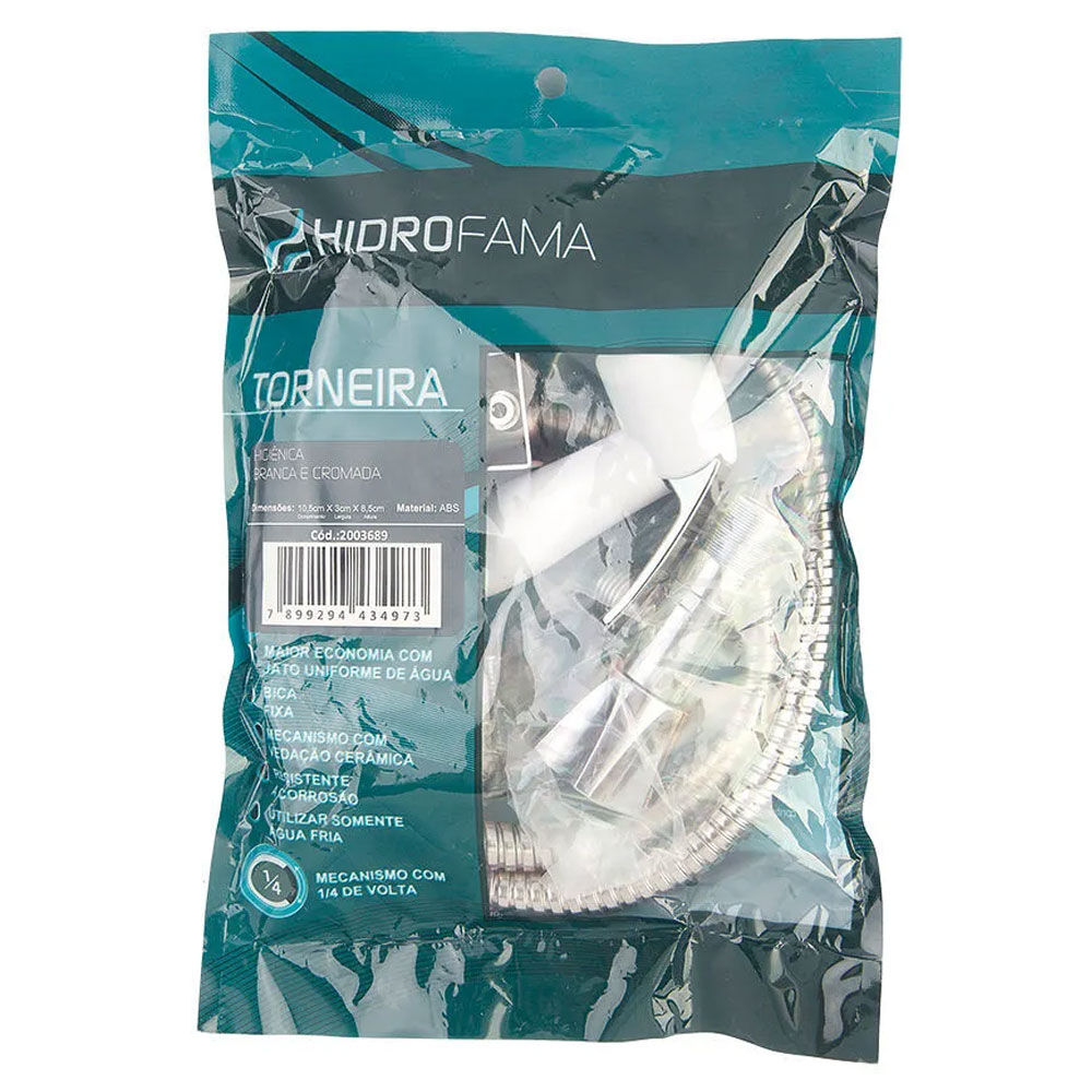 Ducha Higiênica ABS Branco/cromado Hidrofama