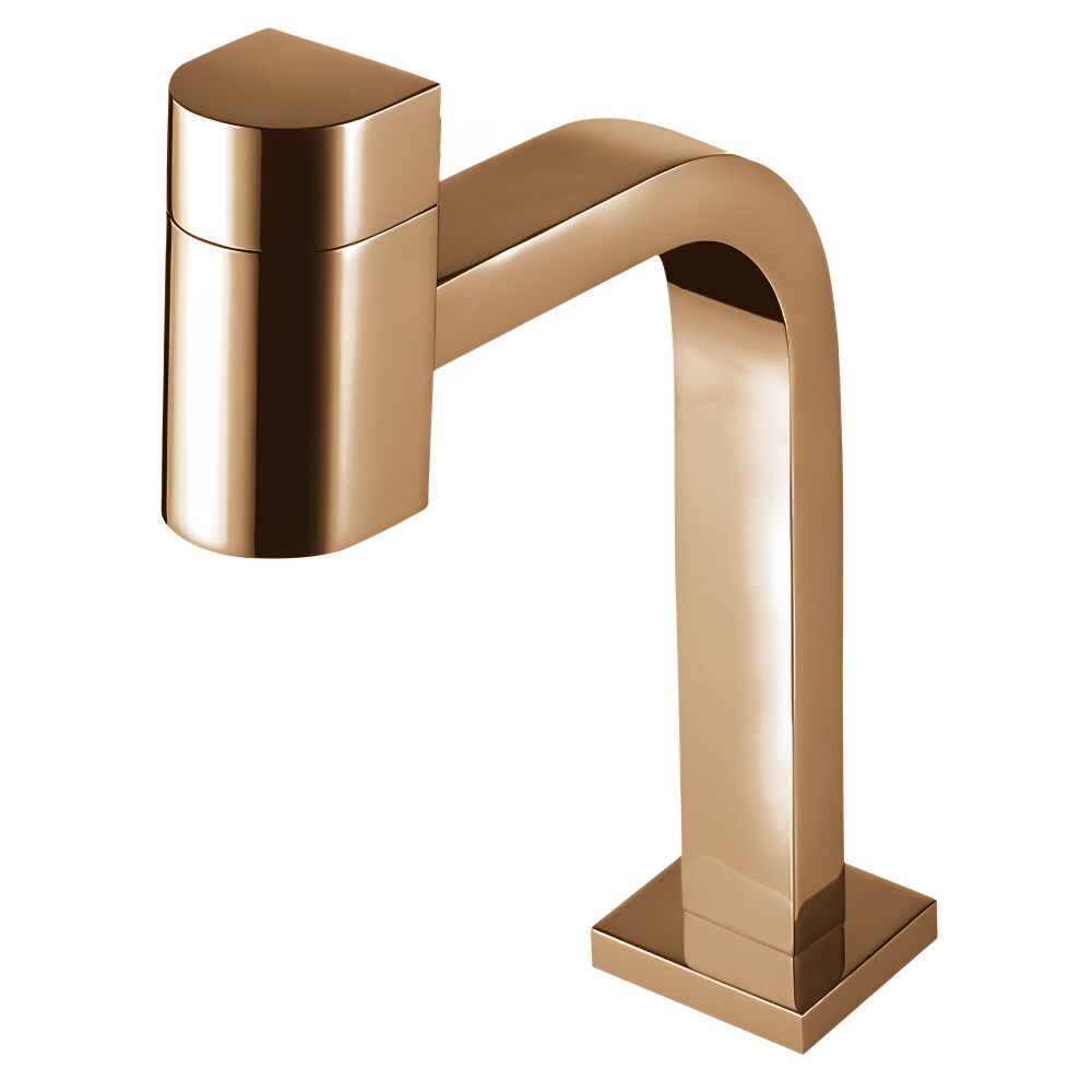 Torneira de Mesa para Lavatório LorenCode Rose Gold Lorenzetti