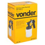 Pistola para Pintura com Caneca Plástica PPV90 Vonder