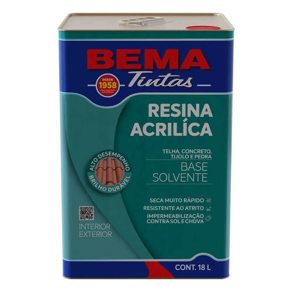 Resina Acrílica Incolocor 18L Bema