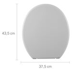 Assento Sanitário Soft Oval TPJ/AS*BR1 Branco Astra