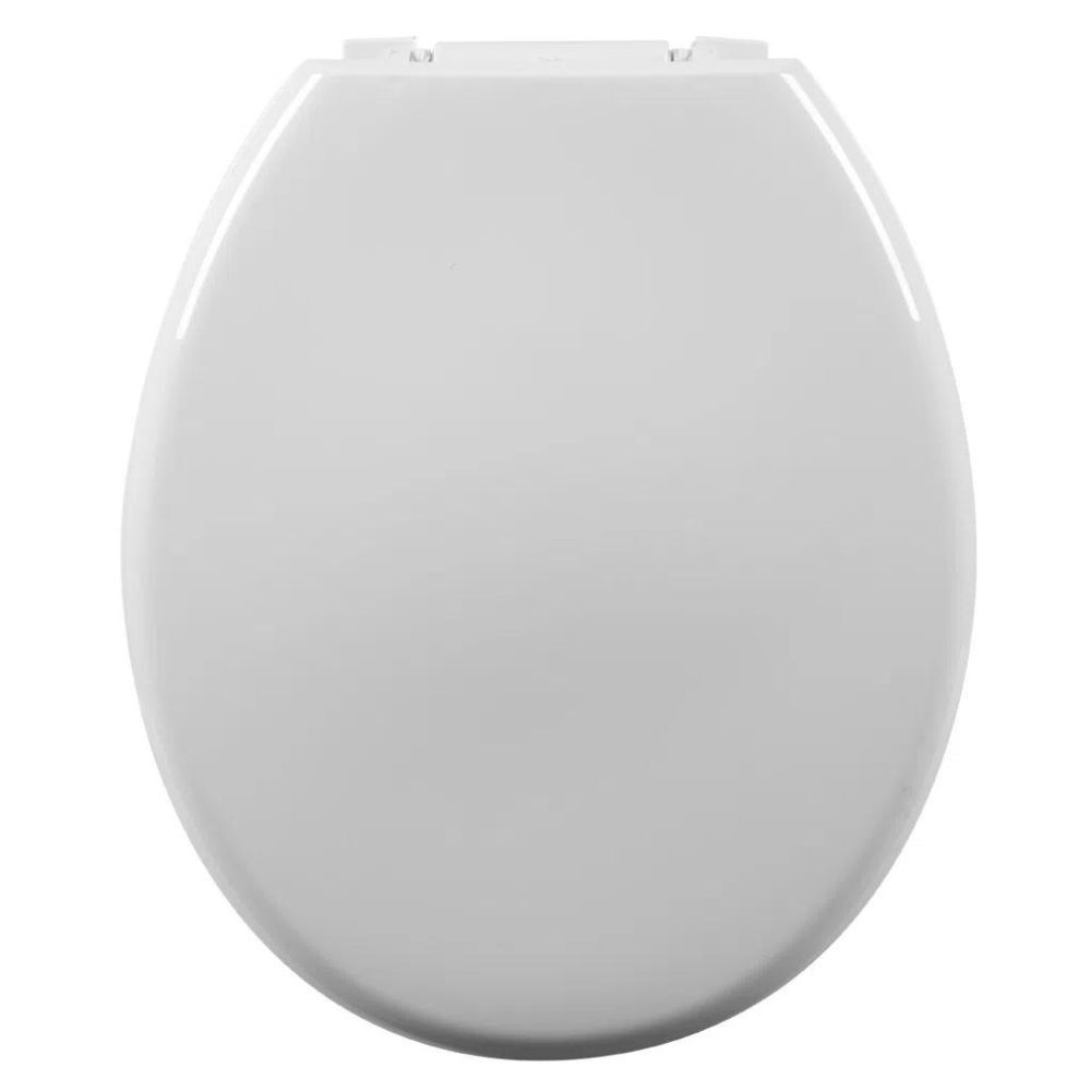 Assento Sanitário Oval Almofadado Astra Branco