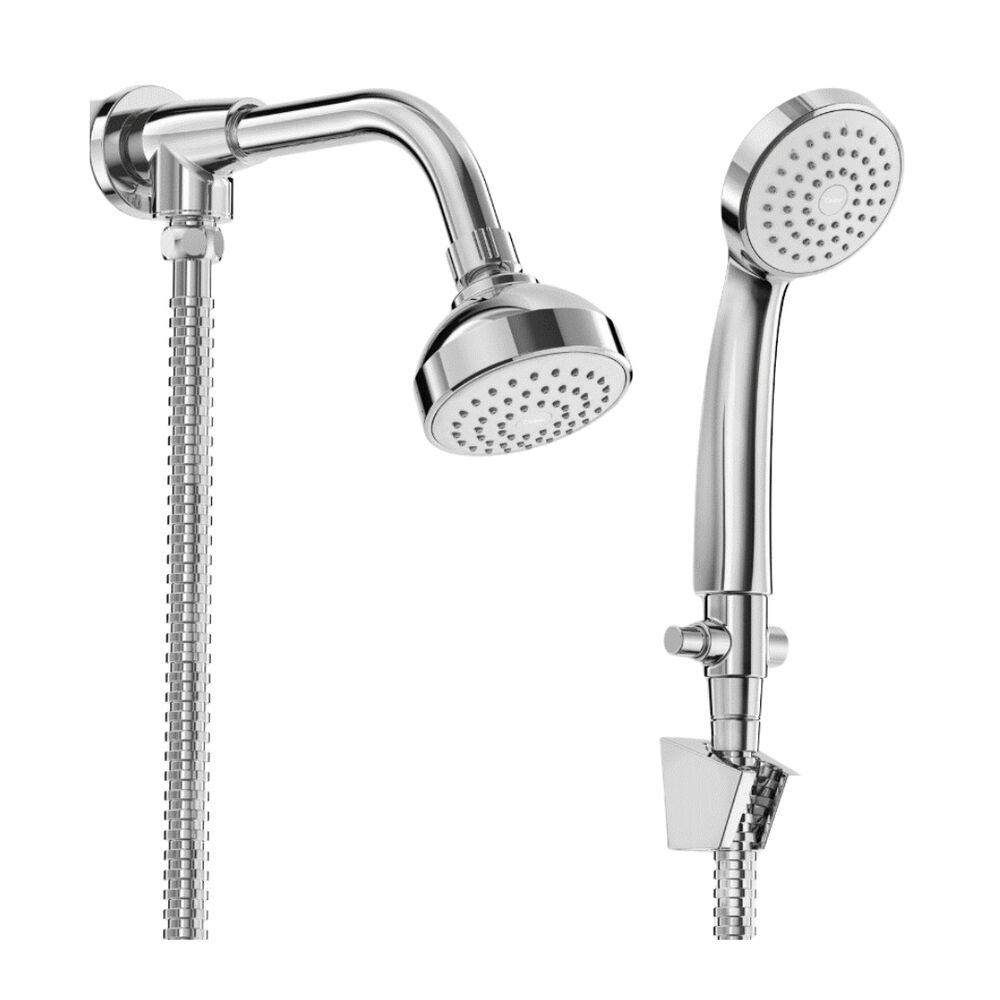 Chuveiro 80mm com Desviador e Ducha manual Thema Cromado Incepa