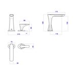 Torneira de Mesa Bica Alta para Lavatório Deca