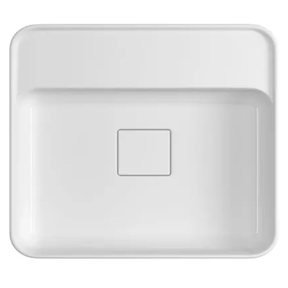 Cuba de Apoio Slim Quadrada 40cm Branco Deca