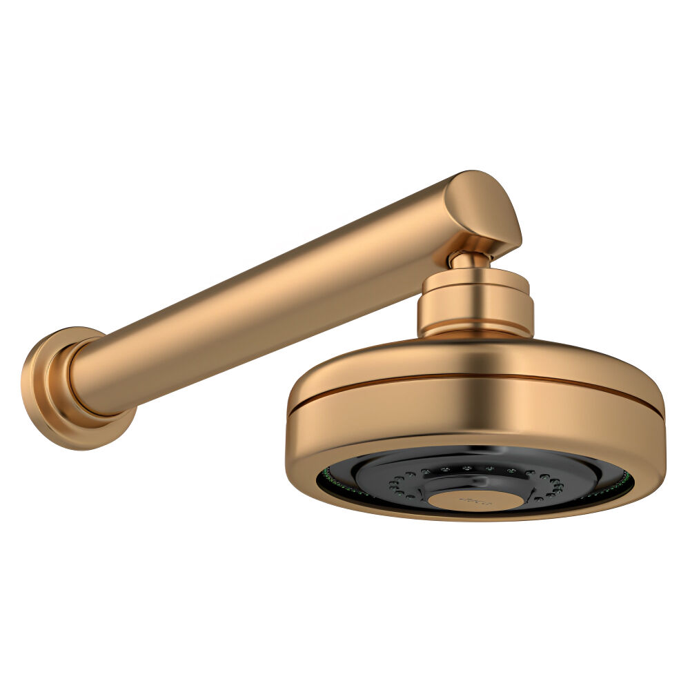 Ducha com Tubo Reto de Parede Acqua Plus Gold Matte Deca